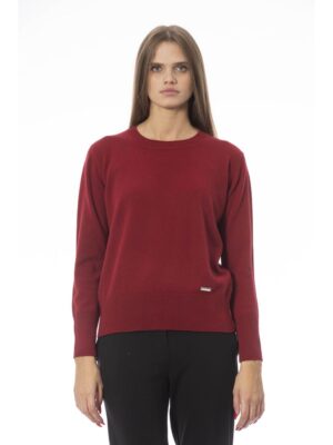 Baldinini Trend Red Wool Women Sweater