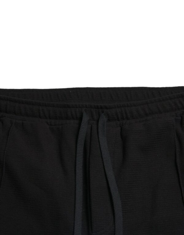 Dolce & Gabbana Elegant Black Cotton Blend Jogger Pants - Image 5
