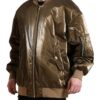Dolce & Gabbana Elegant Bronze Bomber Jacket - Image 2
