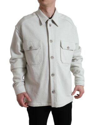 Dolce & Gabbana Elegant Floral Back Cotton Jacket