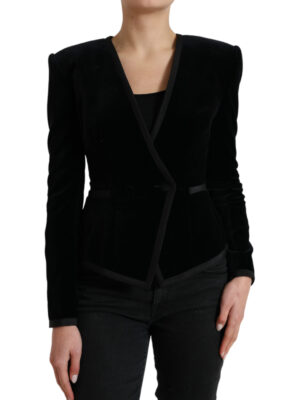 Dolce & Gabbana Elegant Double Breasted Cotton-Silk Blazer