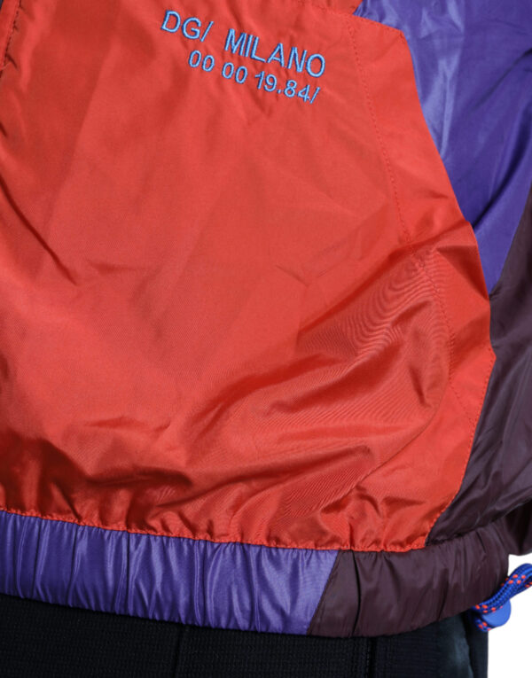Dolce & Gabbana Multicolor Techno Fabric Windbreaker Jacket - Image 5