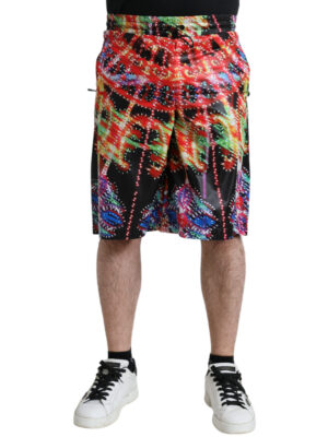 Dolce & Gabbana Elegant Luminary Print Bermuda Shorts