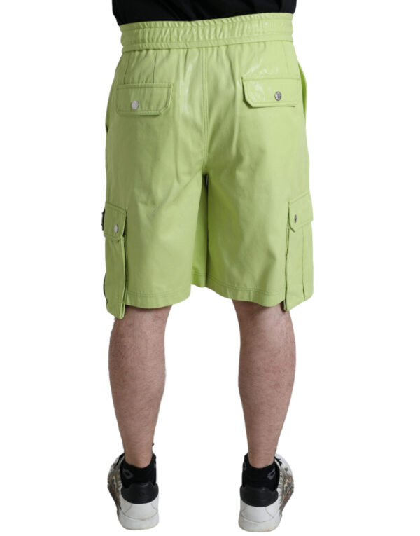 Dolce & Gabbana Chic Light Green Cotton Bermuda Shorts - Image 2