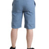 Dolce & Gabbana Sky Blue Cotton Bermuda Shorts - Image 2