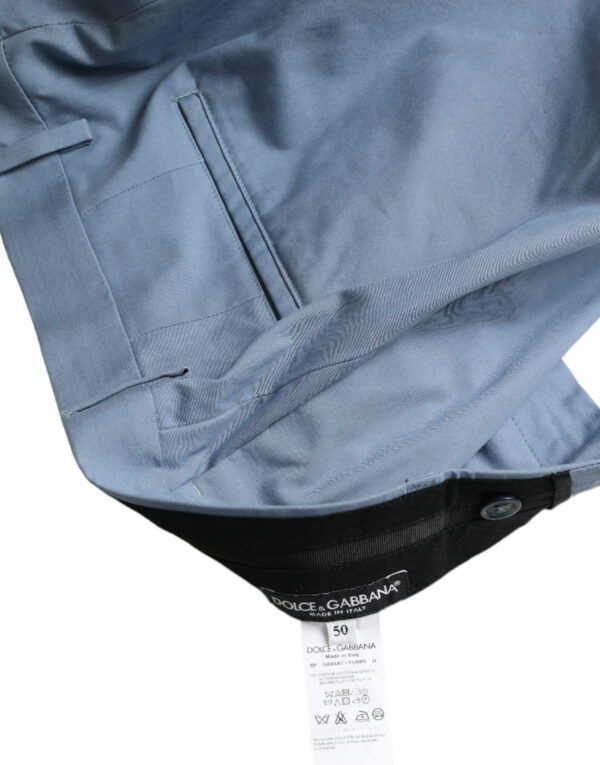 Dolce & Gabbana Sky Blue Cotton Bermuda Shorts - Image 4