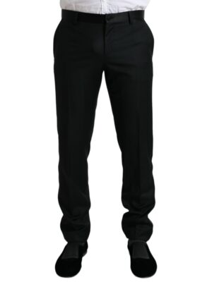 Dolce & Gabbana Elegant Slim Fit Wool Dress Pants