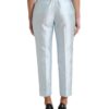 Dolce & Gabbana Chic Sky Blue High Waist Cropped Pants - Image 3