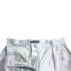 Dolce & Gabbana Chic Sky Blue High Waist Cropped Pants - Image 5