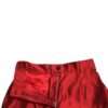Dolce & Gabbana Elegant High Waist Wide Leg Silk Pants - Image 5