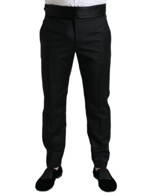 Dolce & Gabbana Elegant Slim Fit Wool Dress Pants