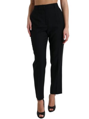 Dolce & Gabbana Elegant High Waist Wool Pants