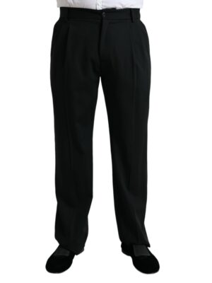 Dolce & Gabbana Elegant Black Wool Dress Pants