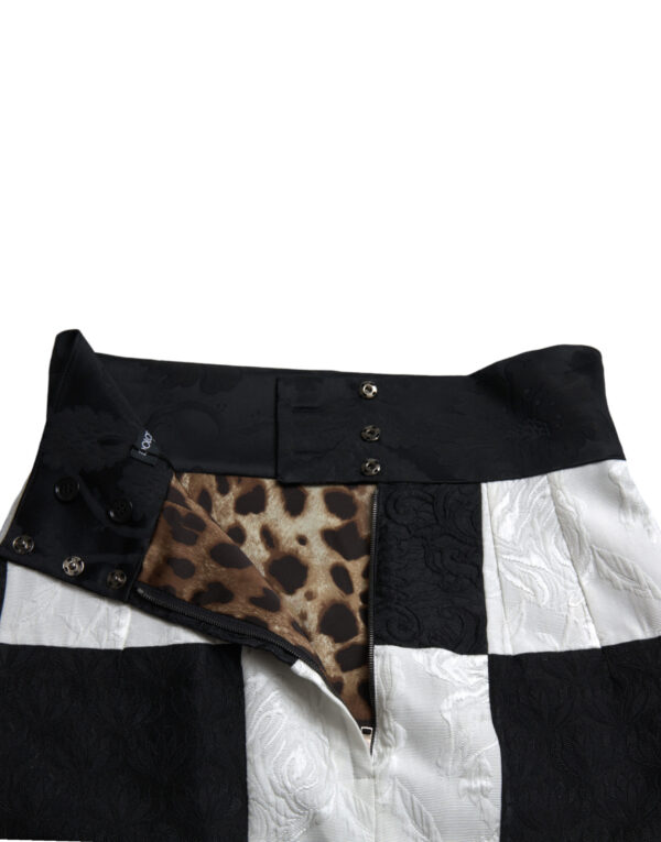 Dolce & Gabbana Elegant Floral High Waist Mini Skirt - Image 5