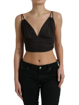 Dolce & Gabbana Elegant Sleeveless Cropped Tank Top
