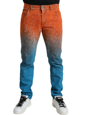Dolce & Gabbana Elegant Ombre Skinny Denim Jeans