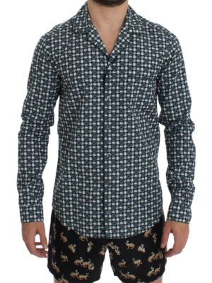Dolce & Gabbana Elegant Green Pajama Nightshirt