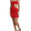 Dolce & Gabbana Exquisite Red Cut Out Bodycon Mini Dress - Image 2