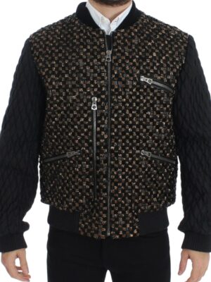 Dolce & Gabbana Elegant Black Sequined Designer Jacket