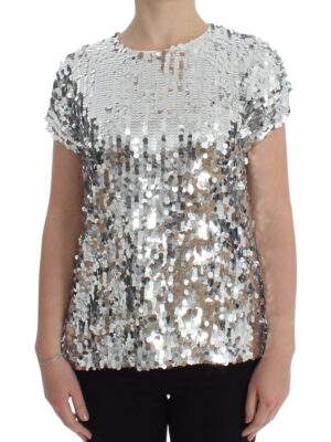 Dolce & Gabbana Enchanted Sicily Sequined Evening Blouse