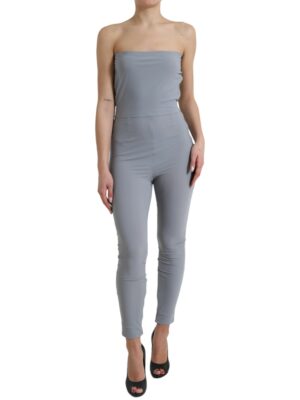 Dolce & Gabbana Chic Strapless Bodycon Jumpsuit Dress