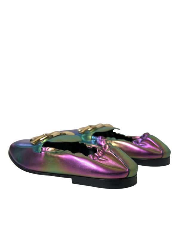 Dolce & Gabbana Elegant Iridescent Loafers for Gents - Image 4