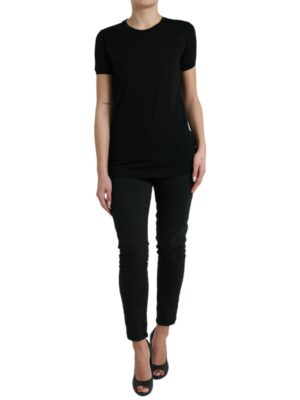 Dolce & Gabbana Elegant Wool Crew Neck Tee