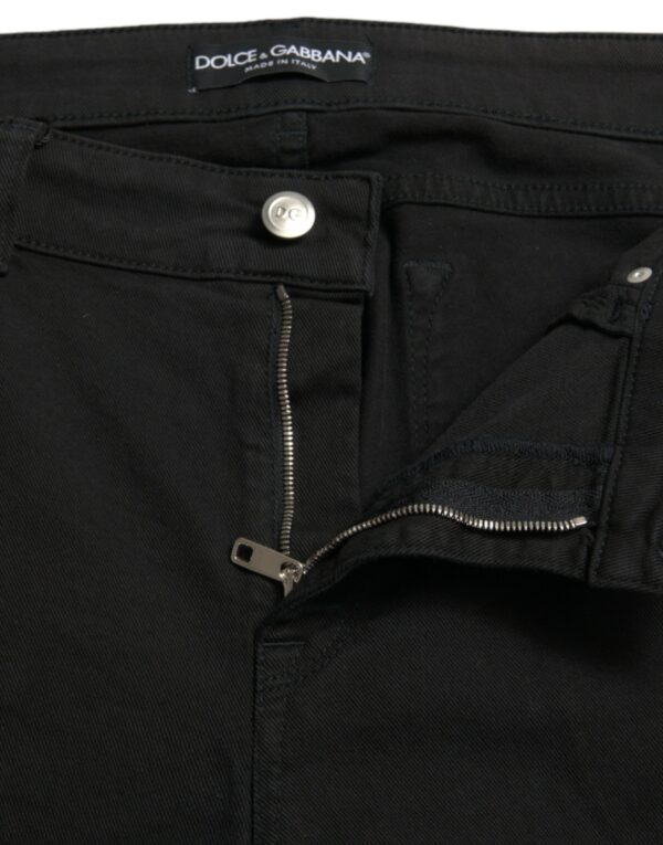 Dolce & Gabbana Elegant Mid-Waist Stretch Jeans - Image 6