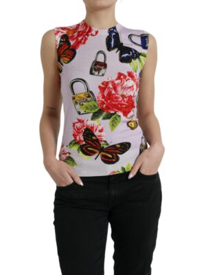 Dolce & Gabbana Elegant Cashmere-Silk Blend Tank Top