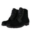 Dolce & Gabbana Elegant Black Calf Leather Lace-Up Boots - Image 3