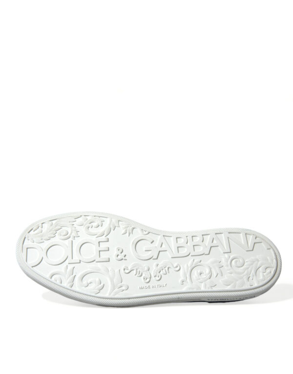 Dolce & Gabbana Elegant Blue Suede Leather Loafers - Image 6