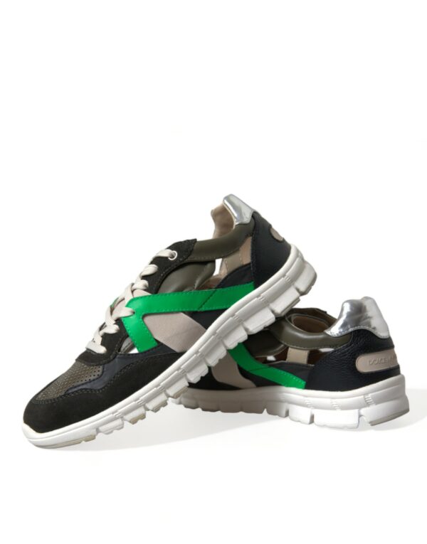 Dolce & Gabbana Exquisite Multicolor Low-Top Designer Sneakers - Image 7
