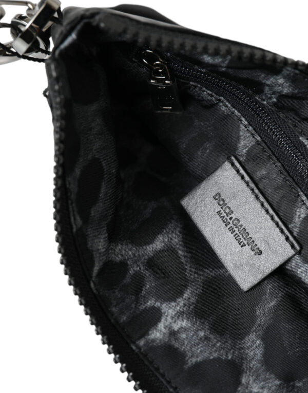 Dolce & Gabbana Chic Nylon-Leather Designer Pouch - Image 5