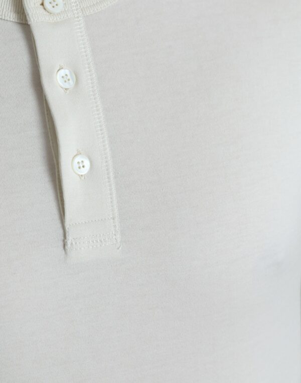 Dolce & Gabbana Elegant Off White Cotton Sweater - Image 4