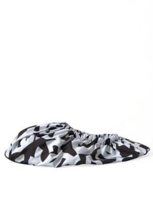 Dolce & Gabbana Chic Monochrome Slip-On Flats