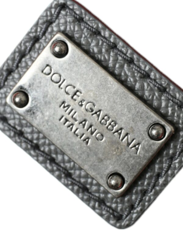 Dolce & Gabbana Elegant Red Nylon-Leather Backpack - Image 6