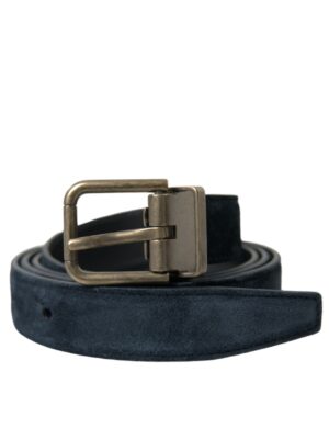 Dolce & Gabbana Elegant Suede Calf Leather Belt