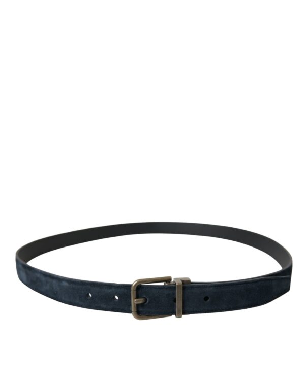 Dolce & Gabbana Elegant Suede Calf Leather Belt - Image 2