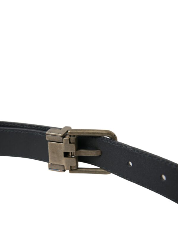 Dolce & Gabbana Elegant Suede Calf Leather Belt - Image 5