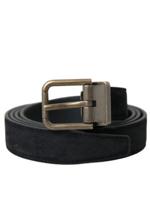 Dolce & Gabbana Elegant Suede Calf Leather Belt