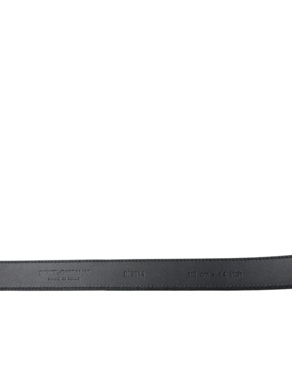 Dolce & Gabbana Elegant Suede Calf Leather Belt - Image 3