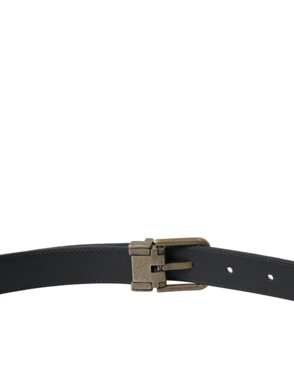 Dolce & Gabbana Elegant Suede Calf Leather Belt - Image 4