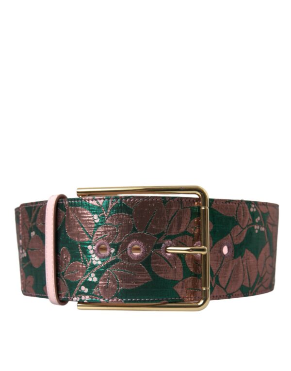 Dolce & Gabbana Multicolor High-Waist Statement Belt - Image 2