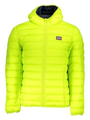 Norway 1963 Chic Green Polyamide Hooded Jacket