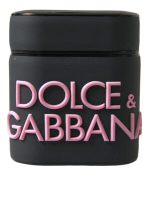 Dolce & Gabbana Elegant Dual-Tone Leather Airpods Case