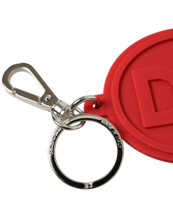 Dolce & Gabbana Elegant Red Trifold Key Holder Case - Image 2