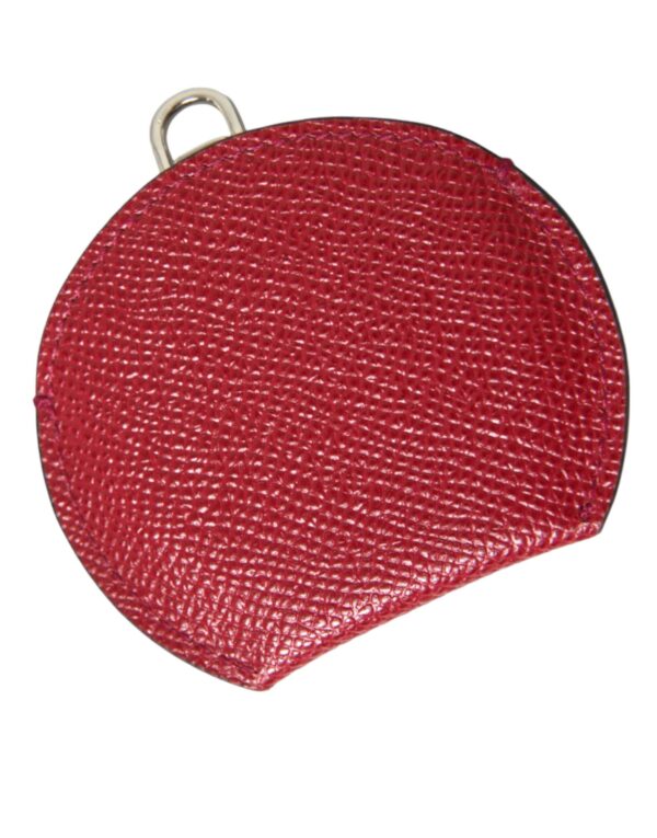 Dolce & Gabbana Elegant Red Leather Mirror Holder - Image 2