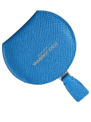 Dolce & Gabbana Elegant Blue Leather Mirror Holder