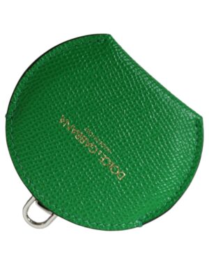 Dolce & Gabbana Emerald Leather Hand Mirror Holder