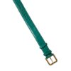 Dolce & Gabbana Elegant Green Leather Neck Band - Image 2
